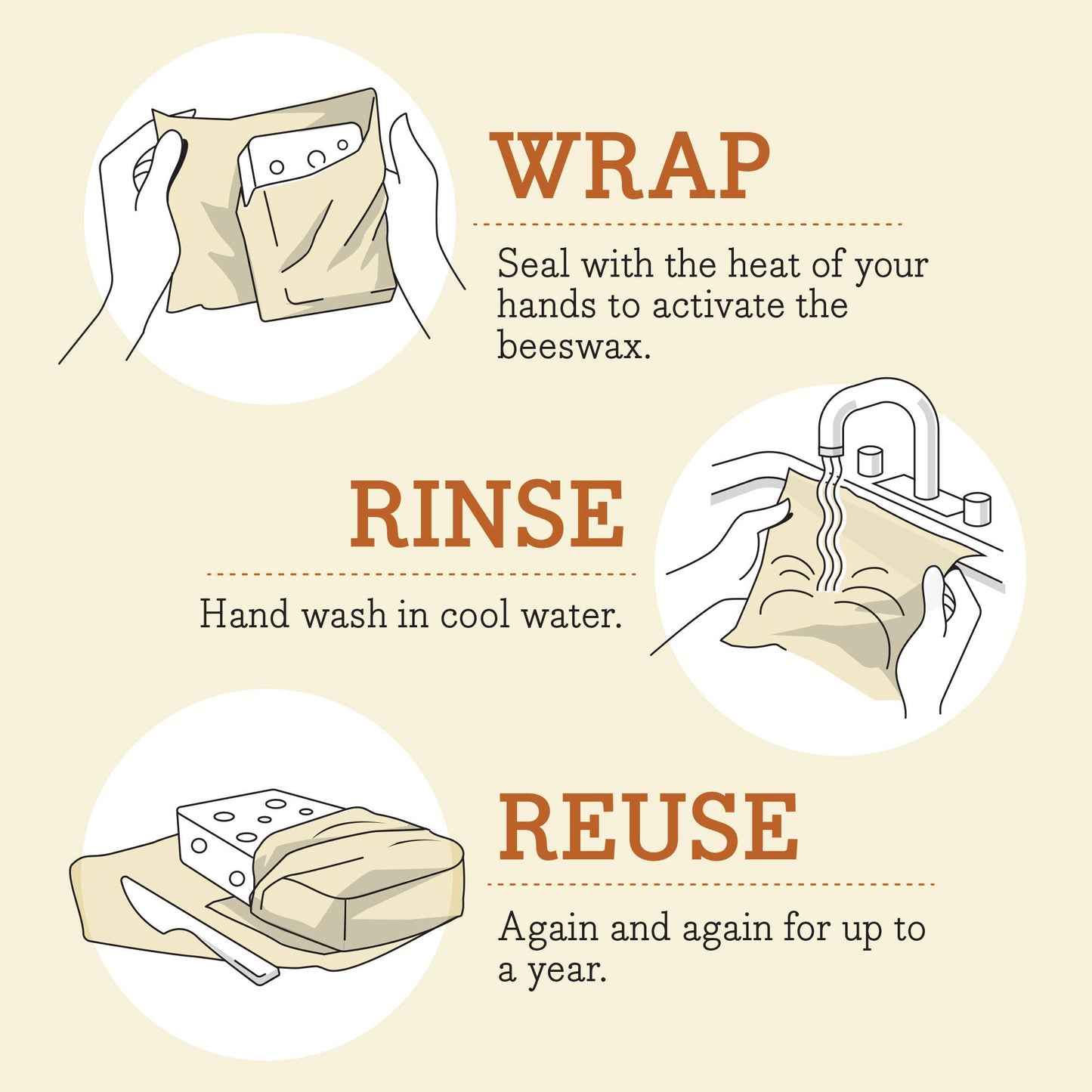 Honeycomb Print- Bee’s Wrap® Beeswax Reusable Bread Wrap