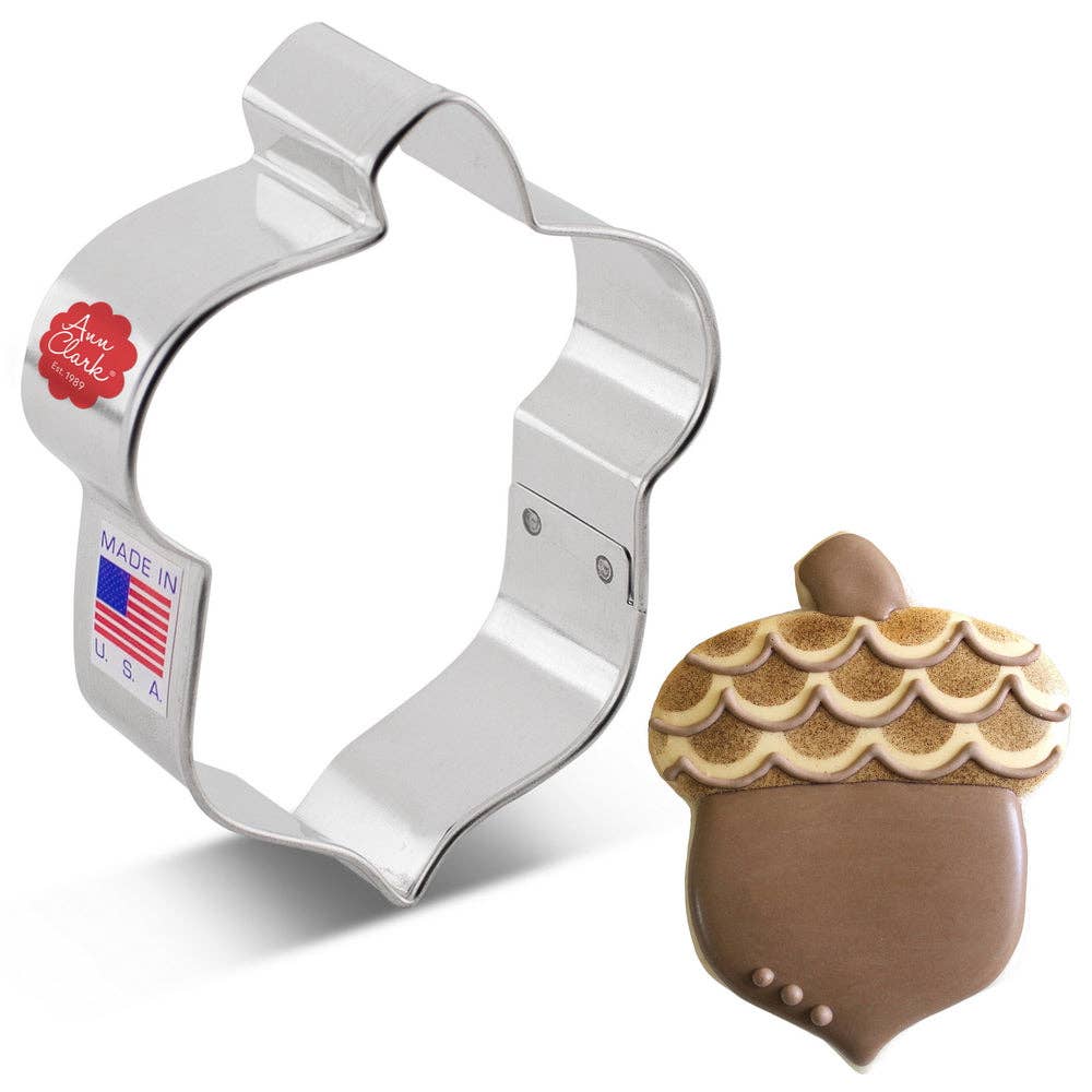 Large Acorn Cookie Cutter - Ann Clark