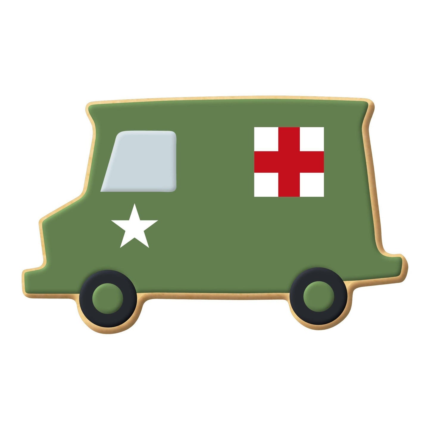 Delivery Truck Cookie Cutter (4 1/8")