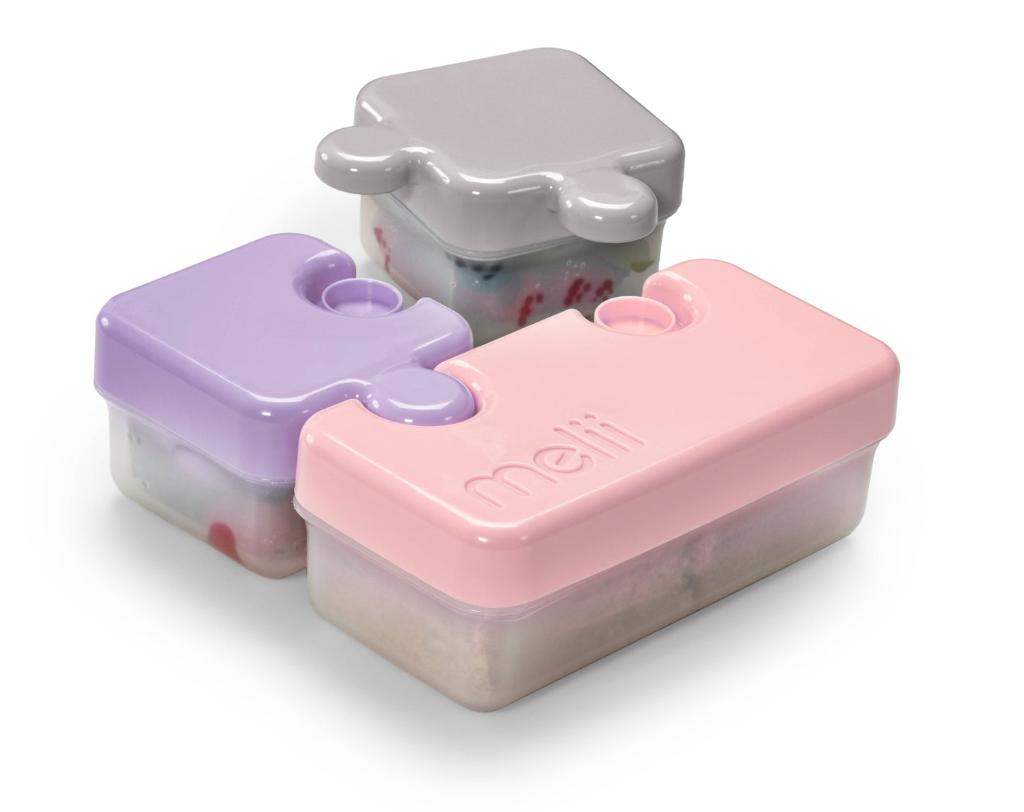 melii Puzzle Bento Box Food Storage Container for Kids, BPA-Free