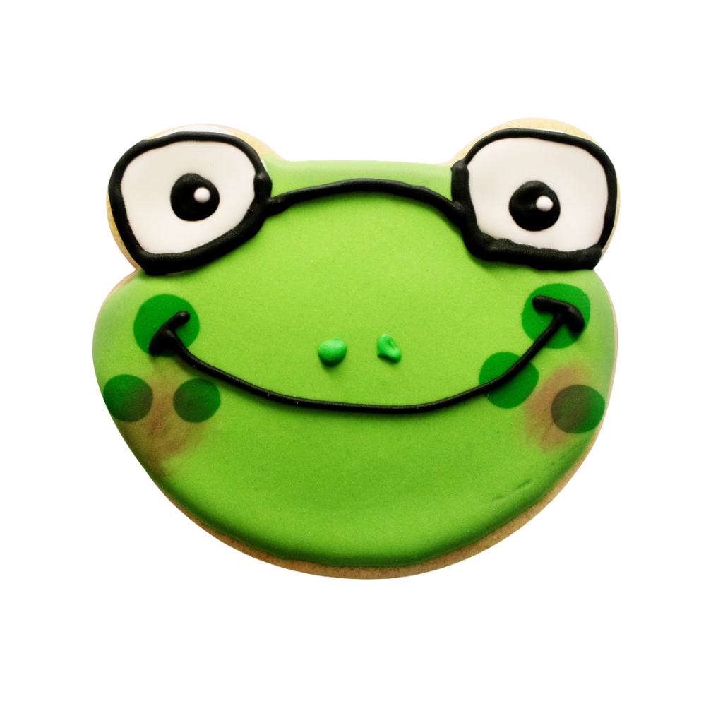 Frog Face Cookie Cutter, 3.5"