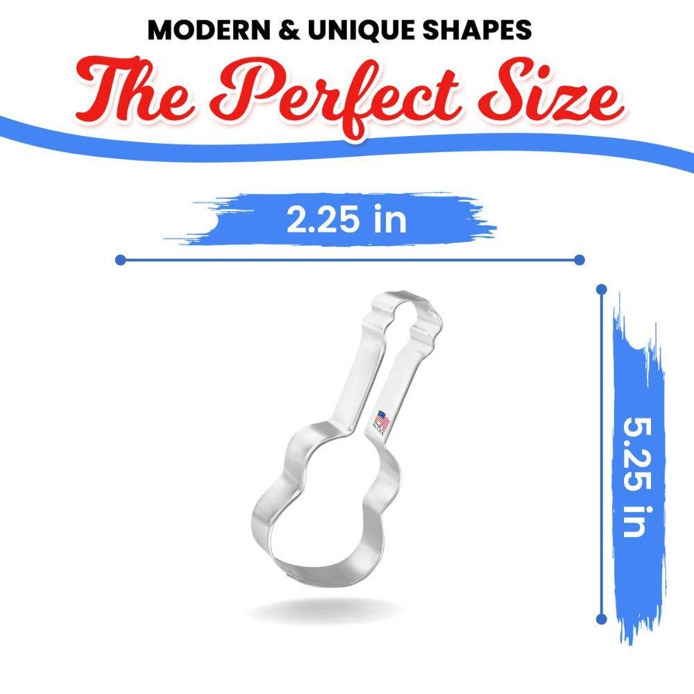 Guitar/ Ukulele Cookie Cutter, 5.25"