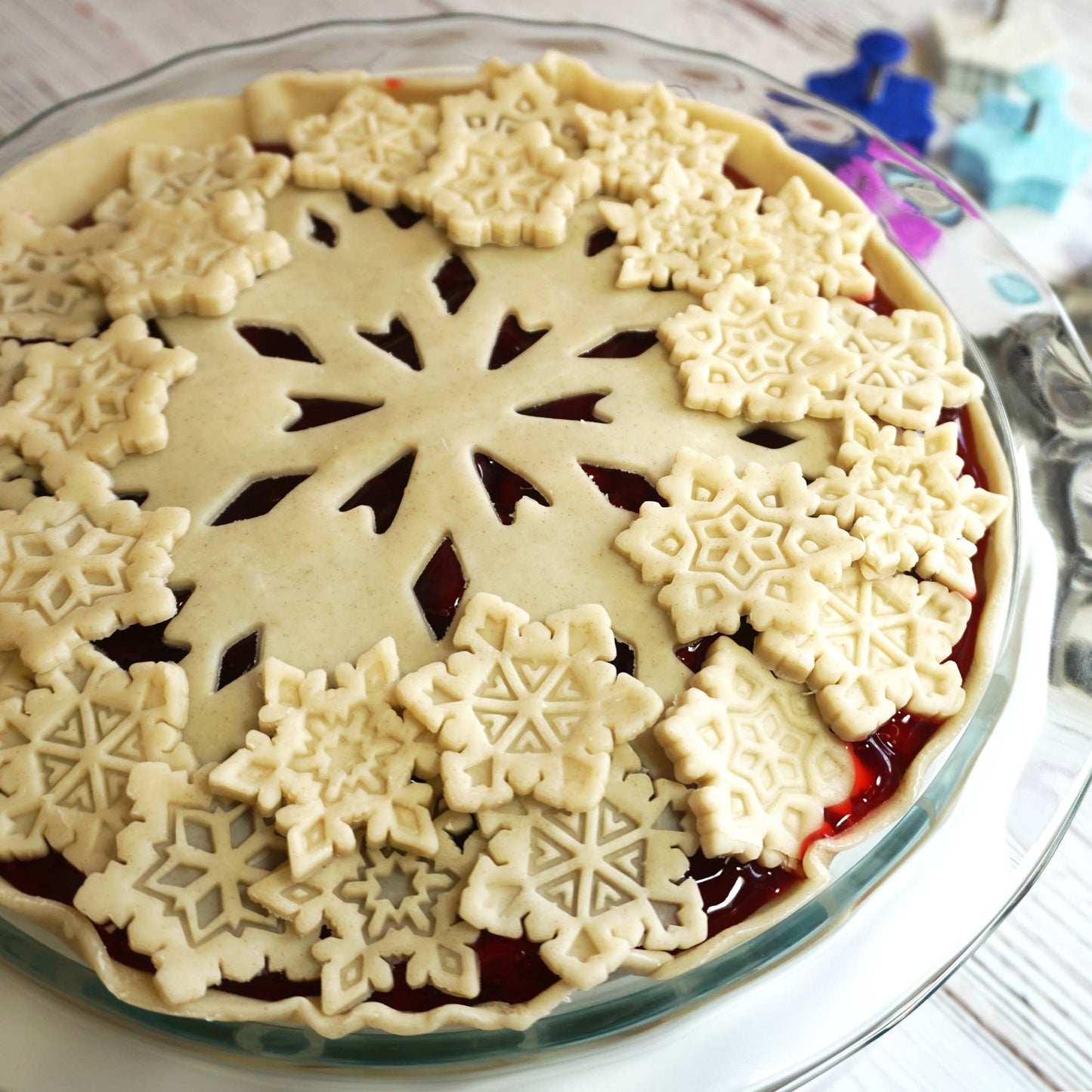 Snowflake Pastry & Cookie Stampers, Set of 4