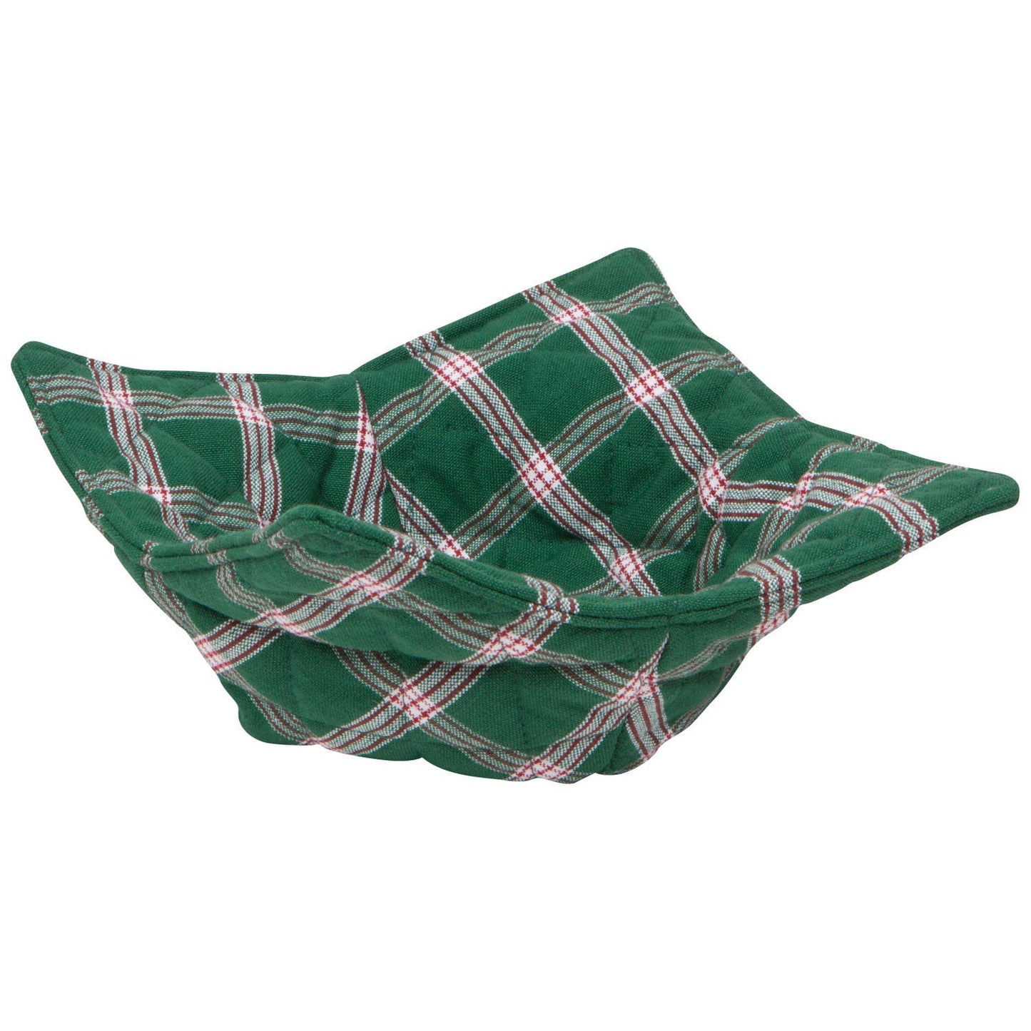 Windowpane Plaid Christmas Bowl Cozy - Now Designs by Danica