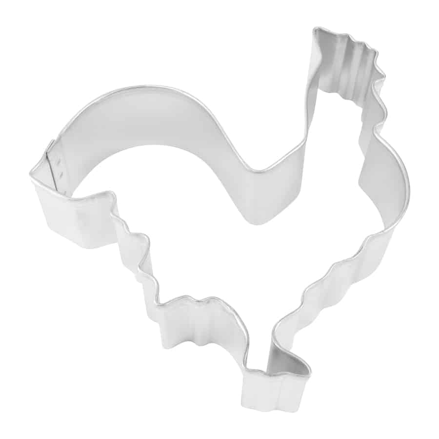 Rooster Cookie Cutter, 4"- R&M