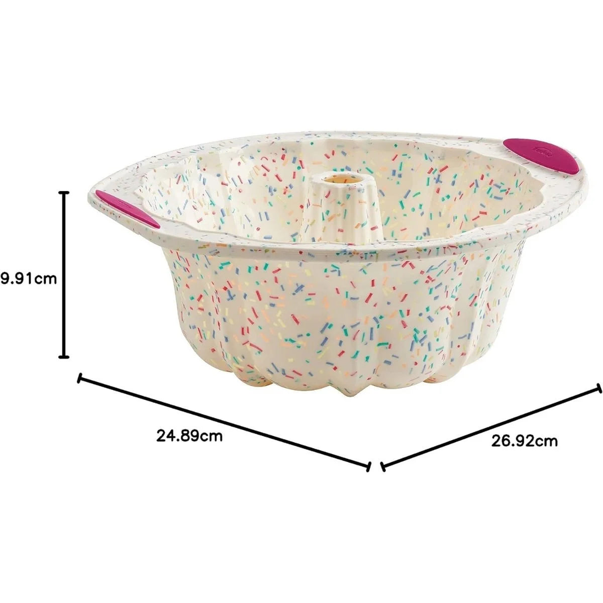 Fluted Cake Pan, Silicone- Trudeau