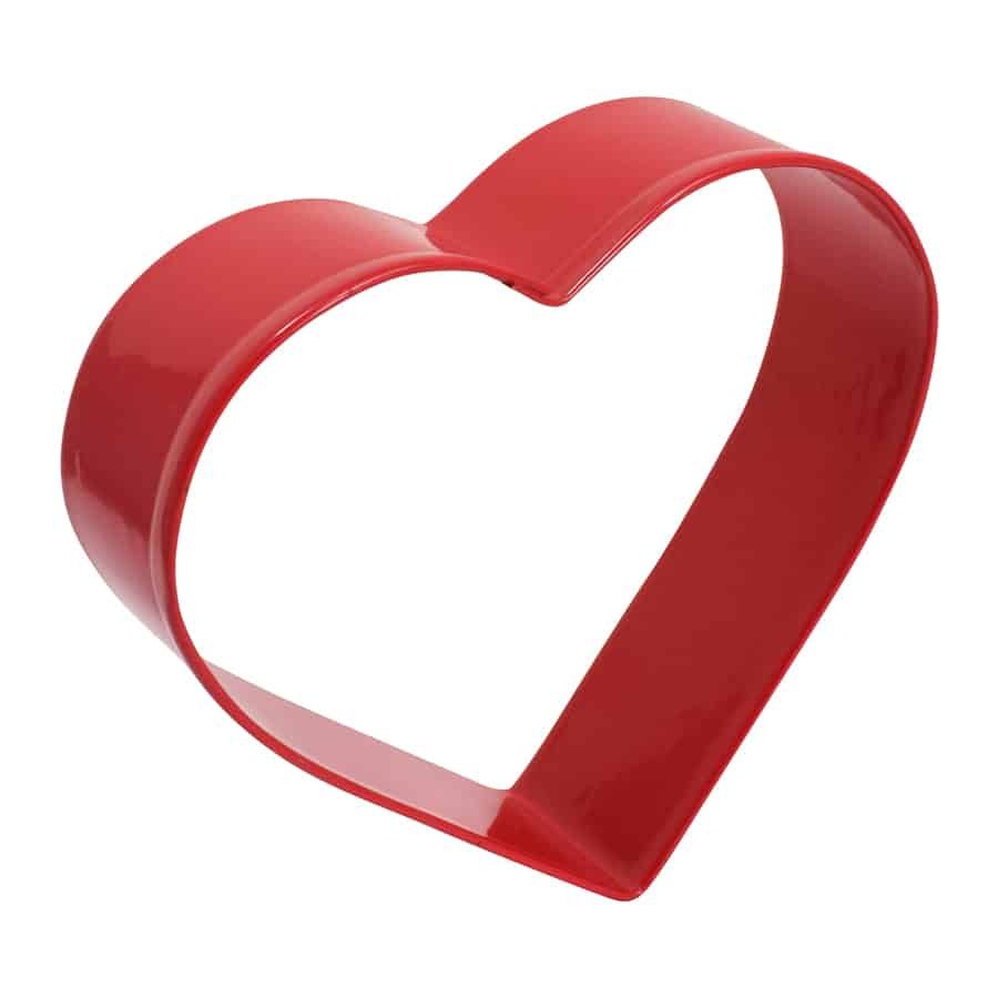 Heart Cookie Cutter Red, 3.25" - R&M