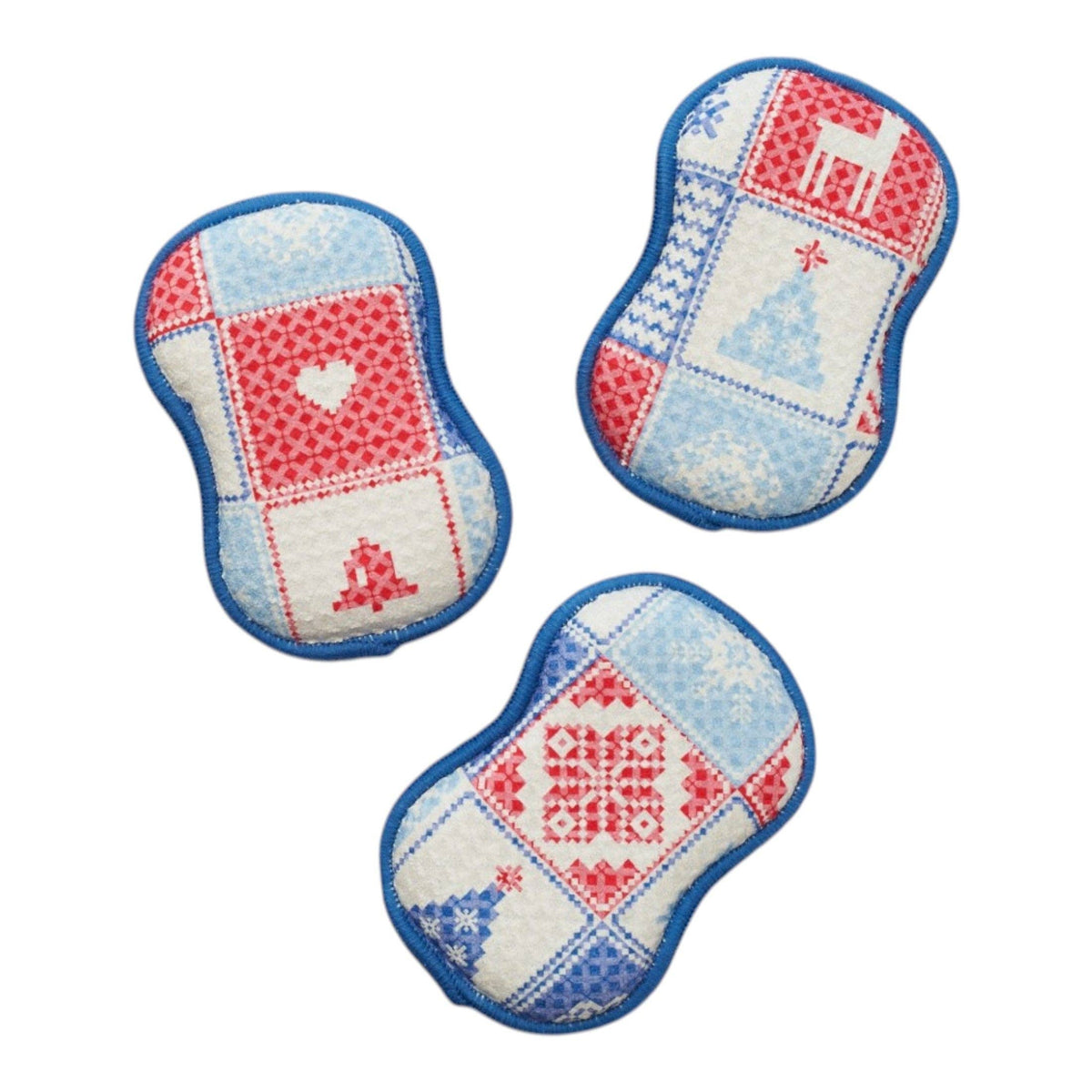 Once Again Home Co. - RE:usable Sponges (Set of 3) - Signature Arctic Cross Stitch