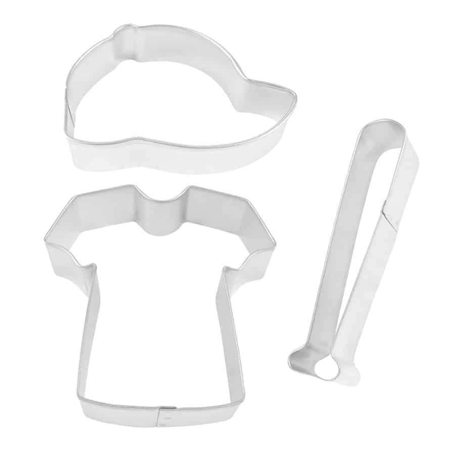Baseball 3 PC Cookie Cutter Set - R&M