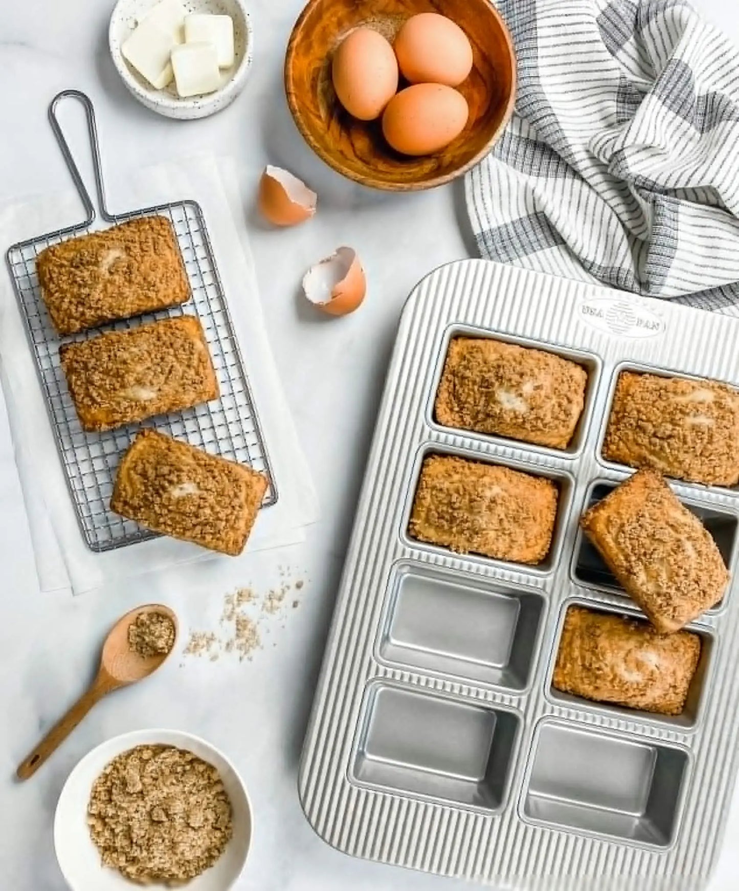 Mini Loaf Pan - 8 Well - USA Pan