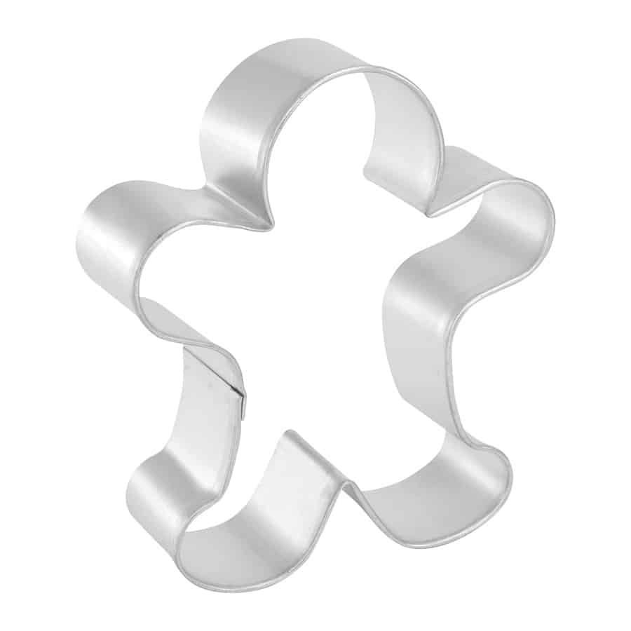 Gingerbread Boy Cookie Cutter, 3.75"- R&M International