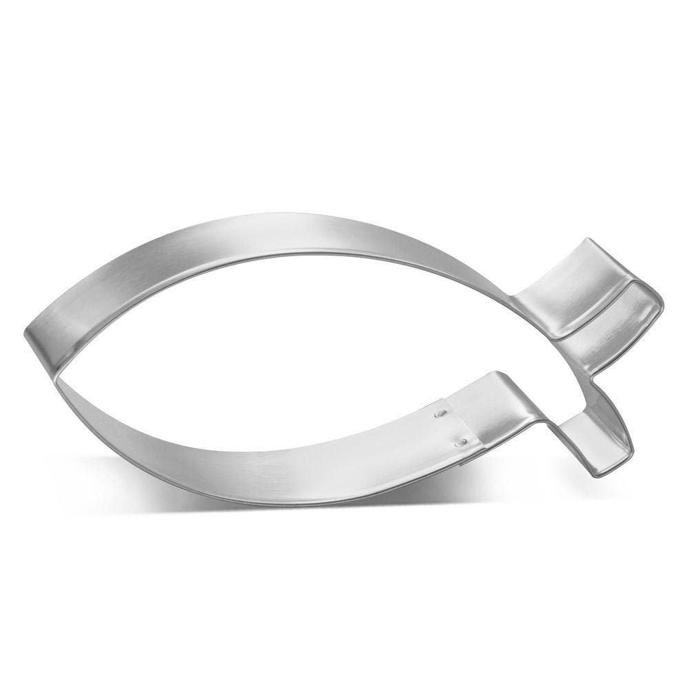 Jesus Fish Cookie Cutter, 4.75"