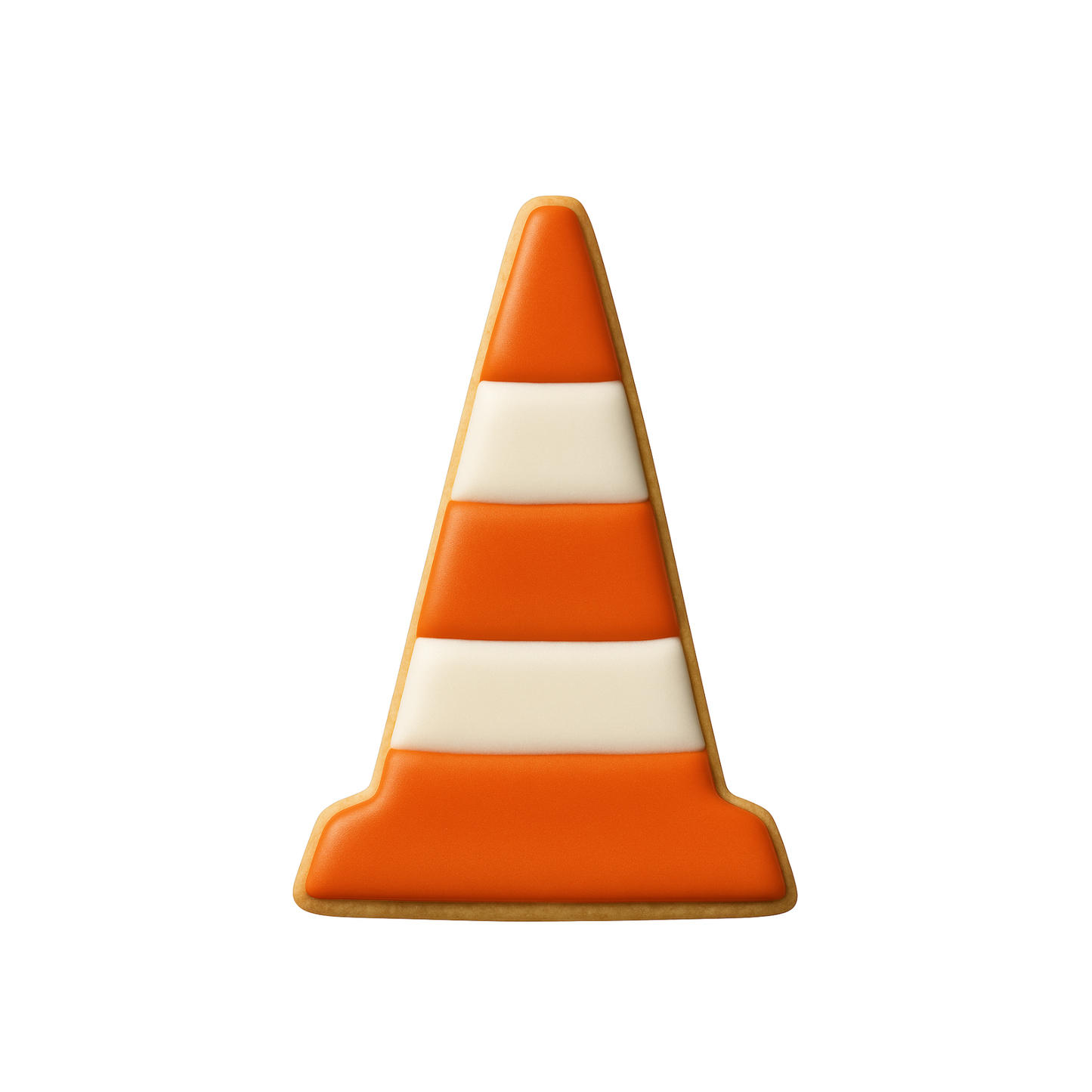 Traffic Cone Cookie Cutter (3.5")