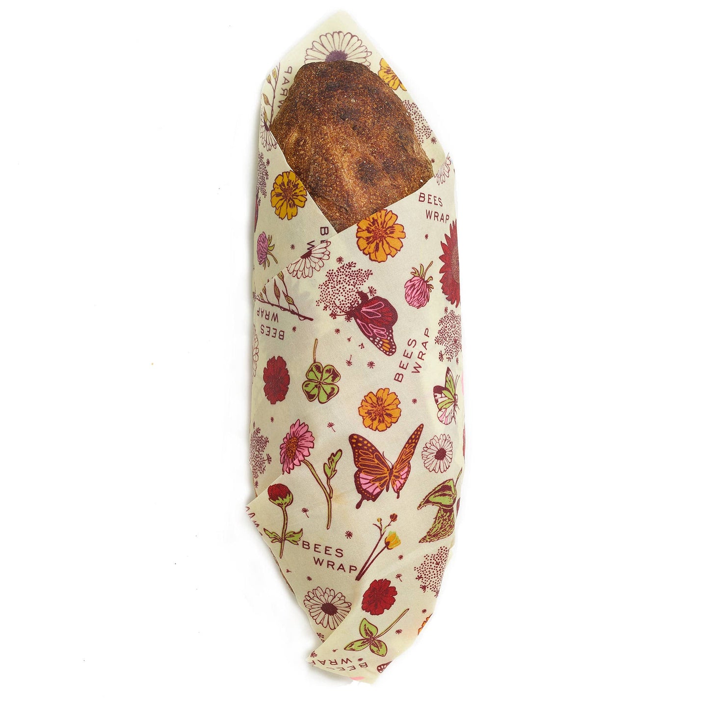 Meadow Magic Print- Bee’s Wrap® Beeswax Reusable Bread Wrap