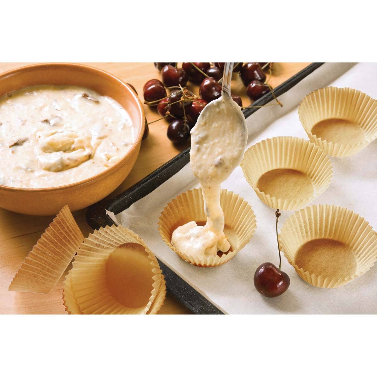 Large Unbleached Muffin Cups, 48 Count- Mrs. Anderson's Baking