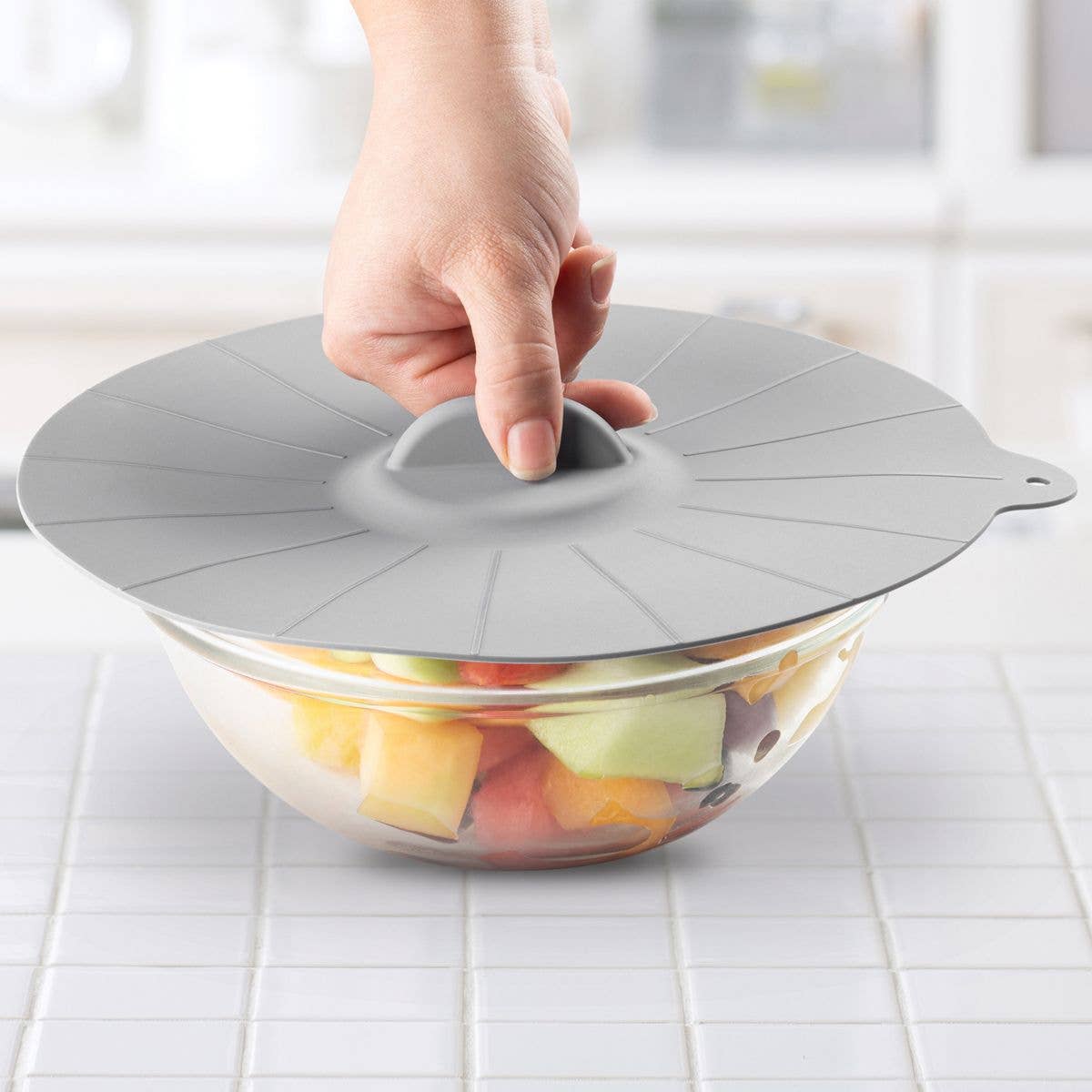 Silicone Cooking & Storage Lids, Set Of 3 - Harold Import Co.