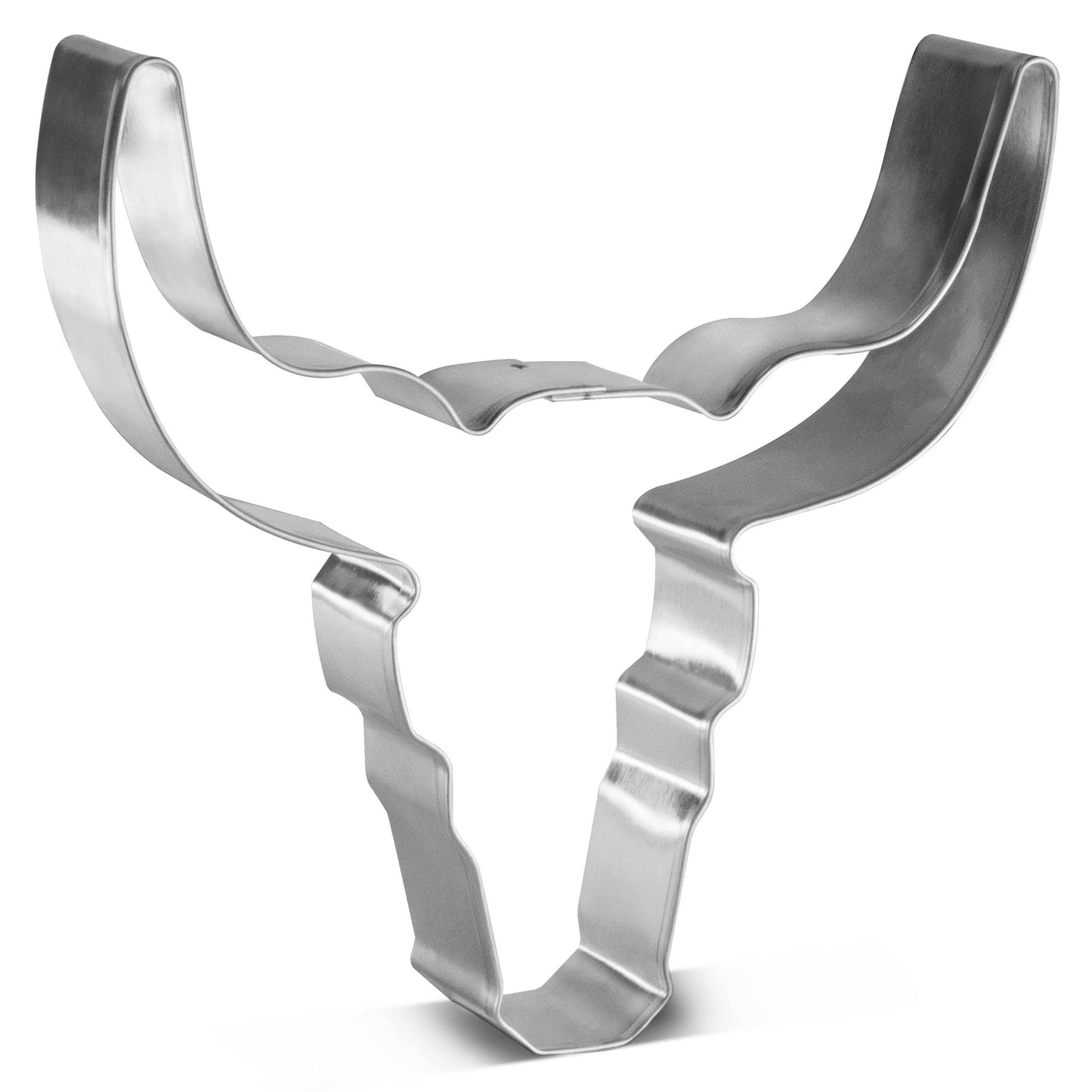 Bull Skull Longhorn Cookie Cutter (4.75")
