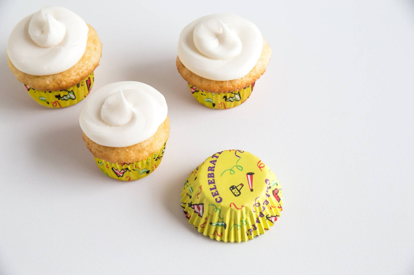 Mini Celebrate Cupcake Liners, Set of 75 - Fox Run