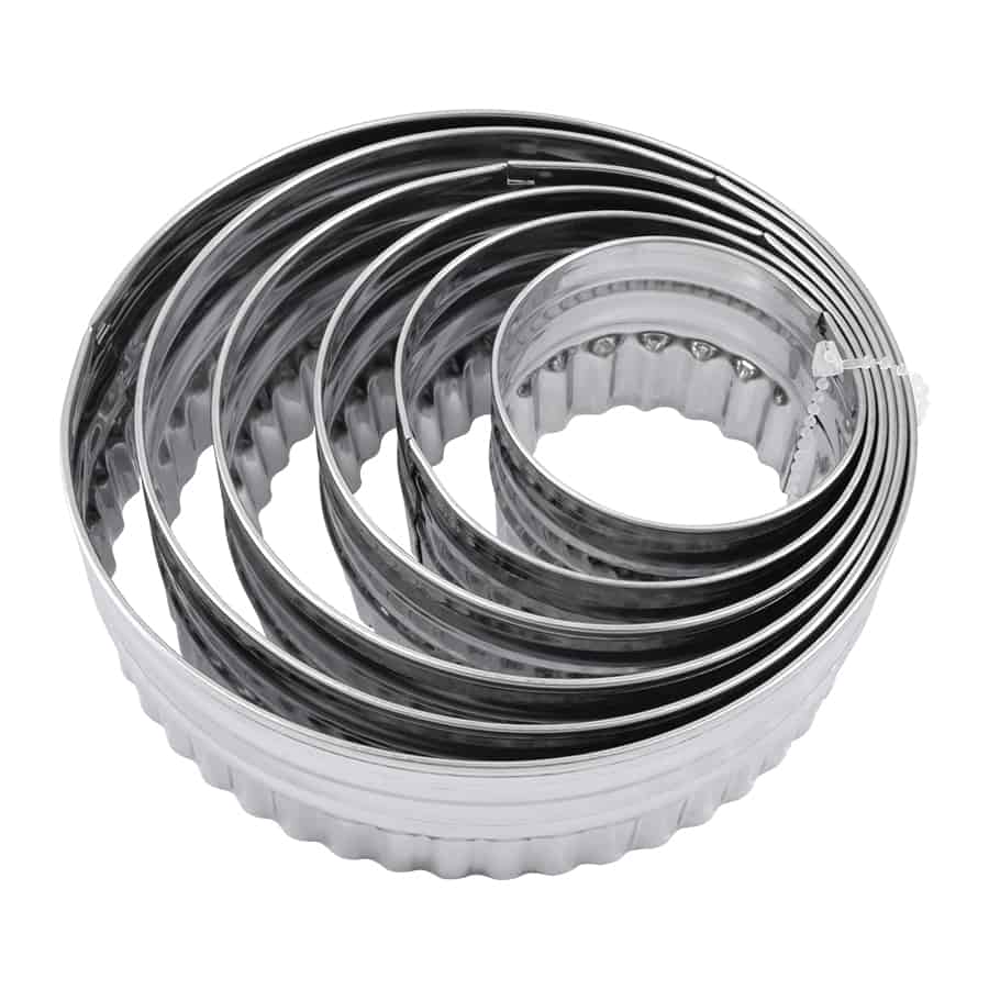 6 Piece Double Sided Biscuit Cutter Set S/S- R&M