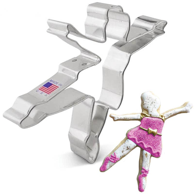 Ballerina Cookie Cutter, 4 5/8"- Ann Clark