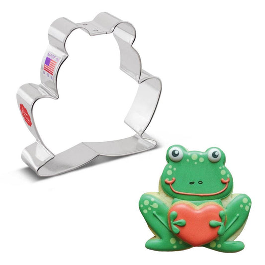 Frog Cookie Cutter, 3.75"- Ann Clark