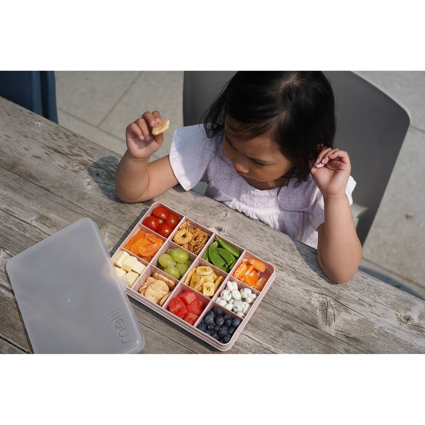 Melii Snackle Box, 12 Compartments, 48oz.
