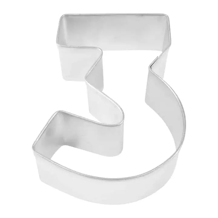 Number 3 Cookie Cutter, 3"- R&M