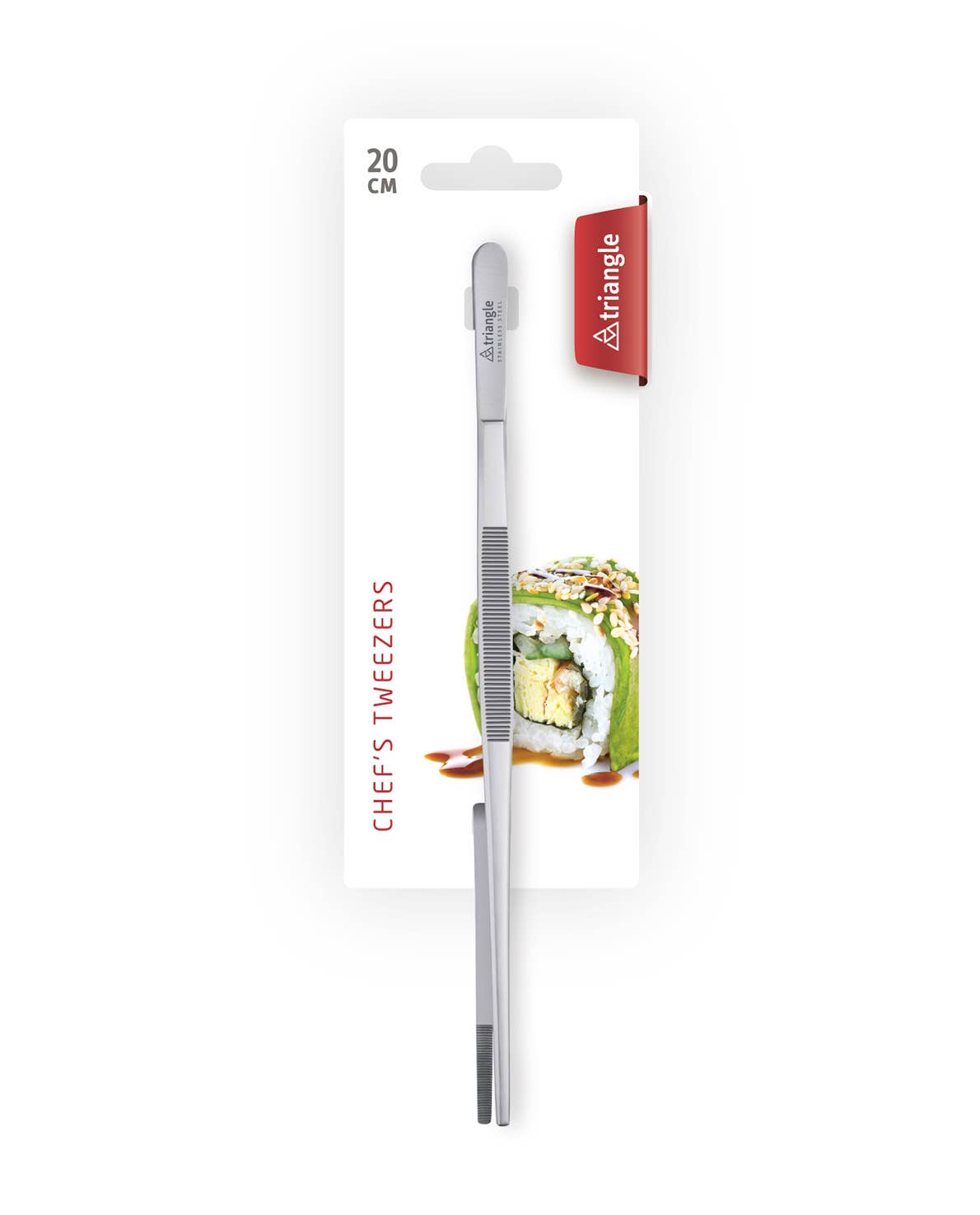 20 cm Straight Tweezers- TRIANGLE® S/S