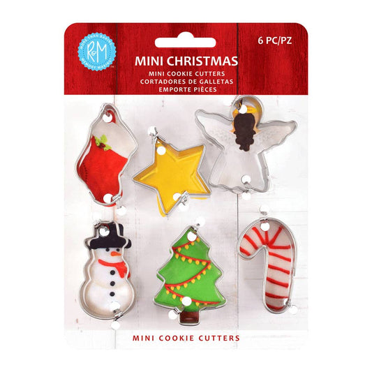 Mini Christmas 6 PC Cookie Cutter Set - R&M