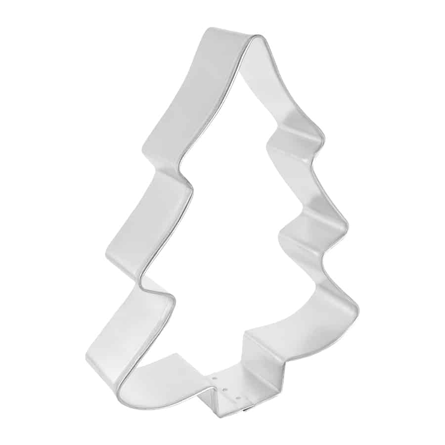 Snow Covered Tree Cookie Cutter, 5"- R&M International