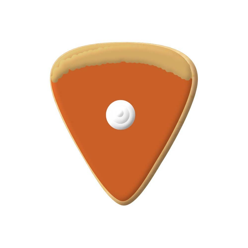 Mini Pie, Candy Corn, Guitar Pick Cookie Cutter, 1.75"
