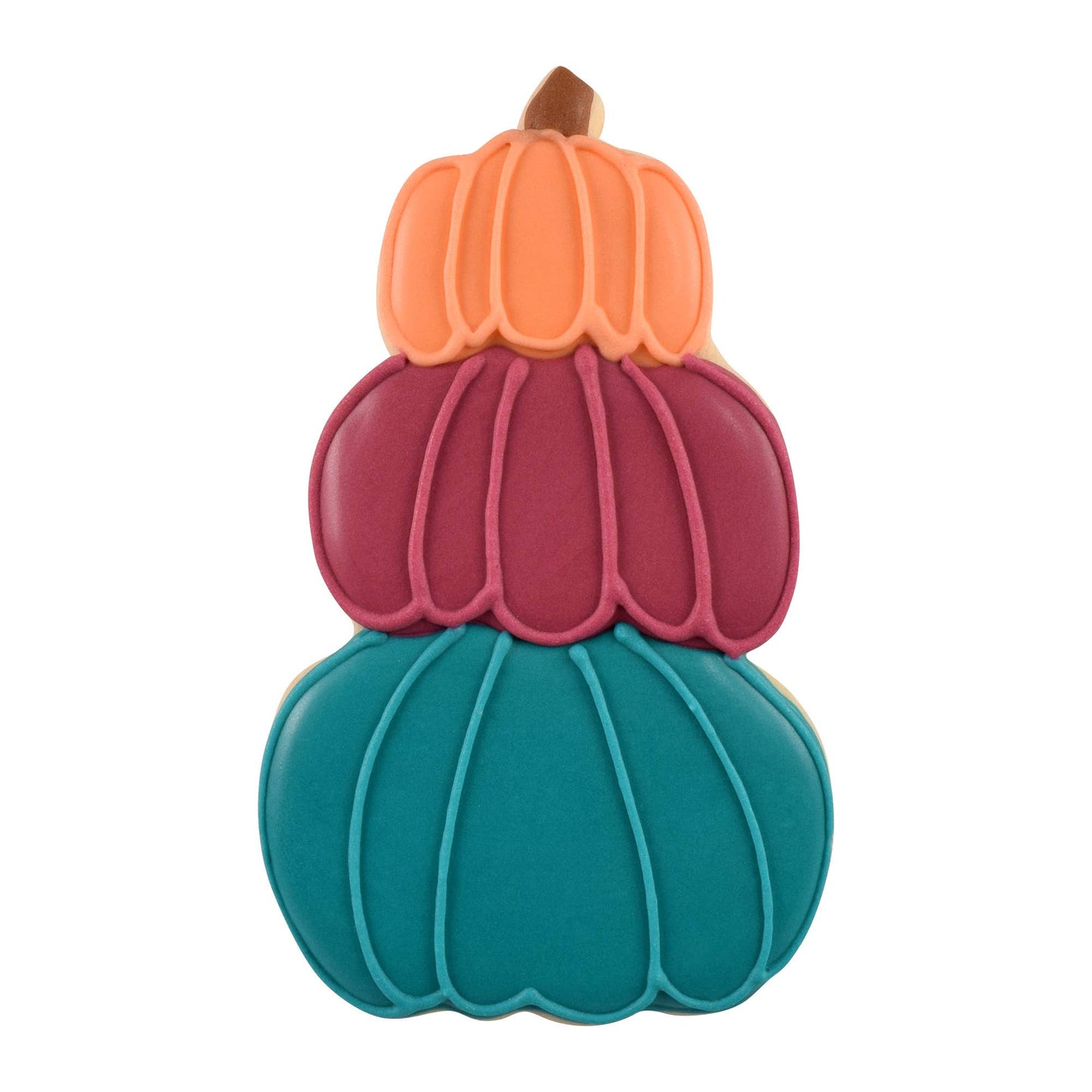 Stacked Pumpkin Cookie Cutter (4")