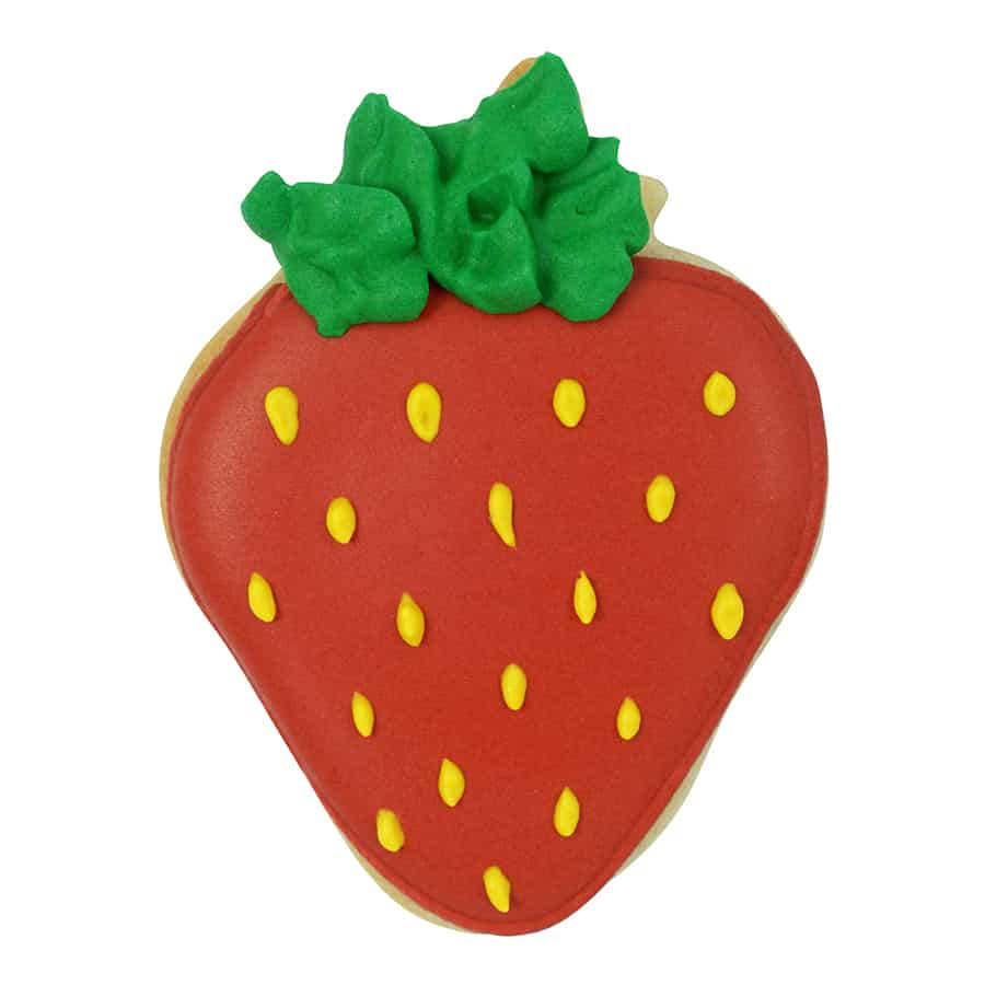 Strawberry Cookie Cutter, 2.5" - R&M