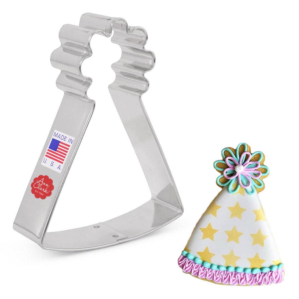 Birthday Party Hat Cookie Cutter 4" - Ann Clark