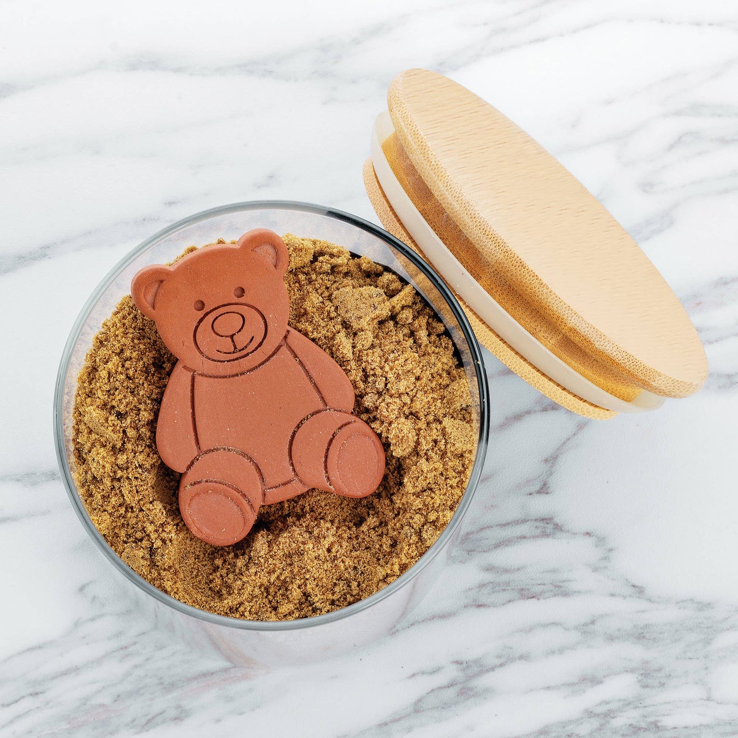 Terracotta Brown Sugar Bear Keeper & Saver, 2.5" - Fox Run