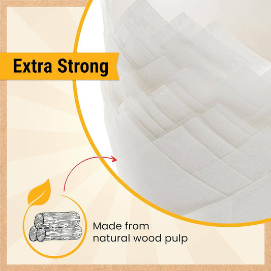 25 White Parchment Tulip Cupcake Liners, 25 count