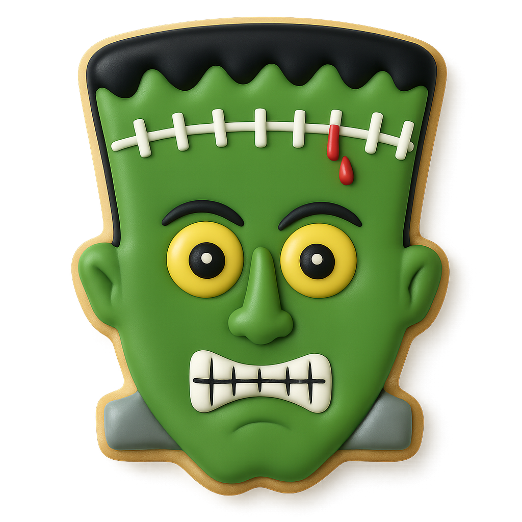 Monster Head Cookie Cutter, 3.75"