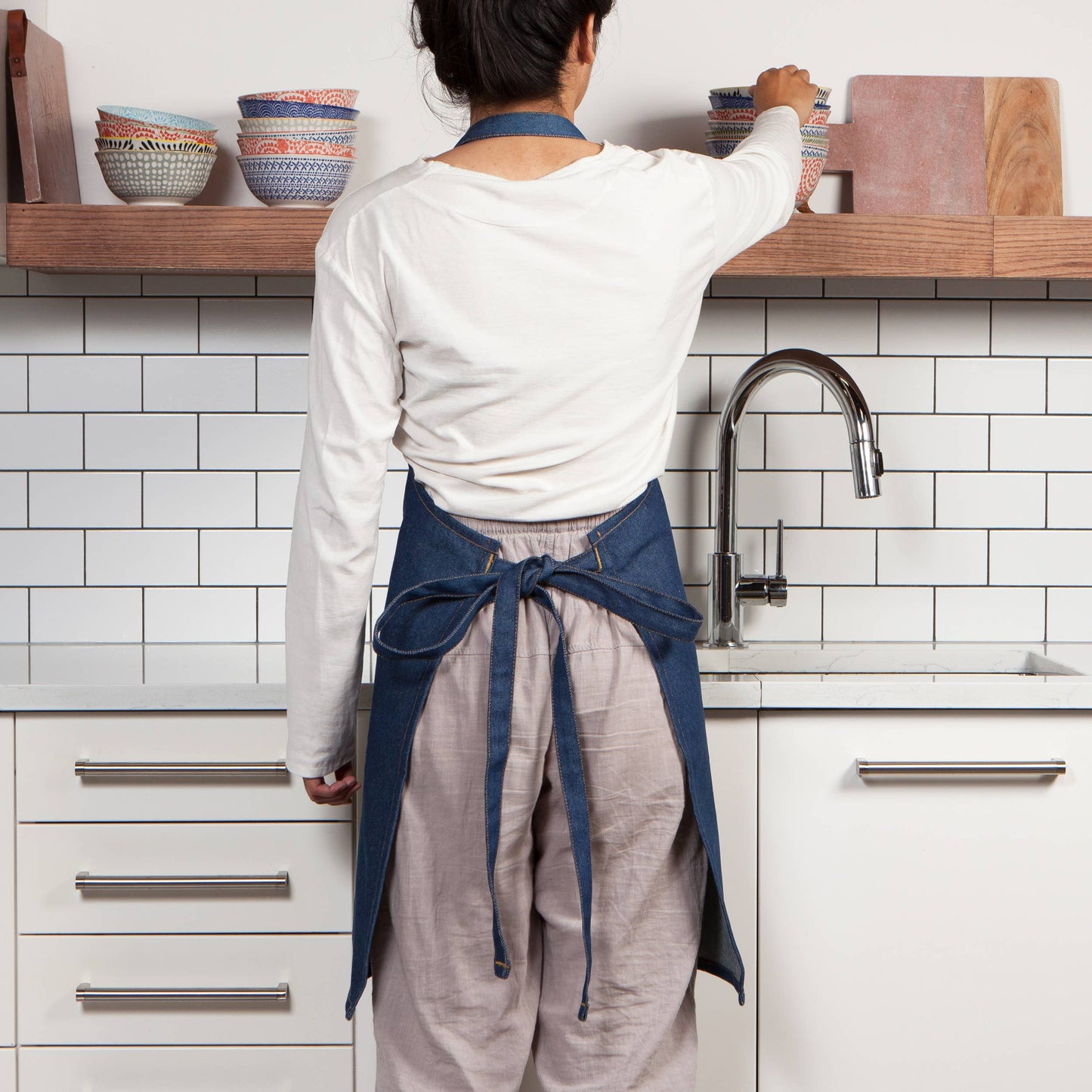 Now Designs by Danica - Denim Stonewash Chef Apron