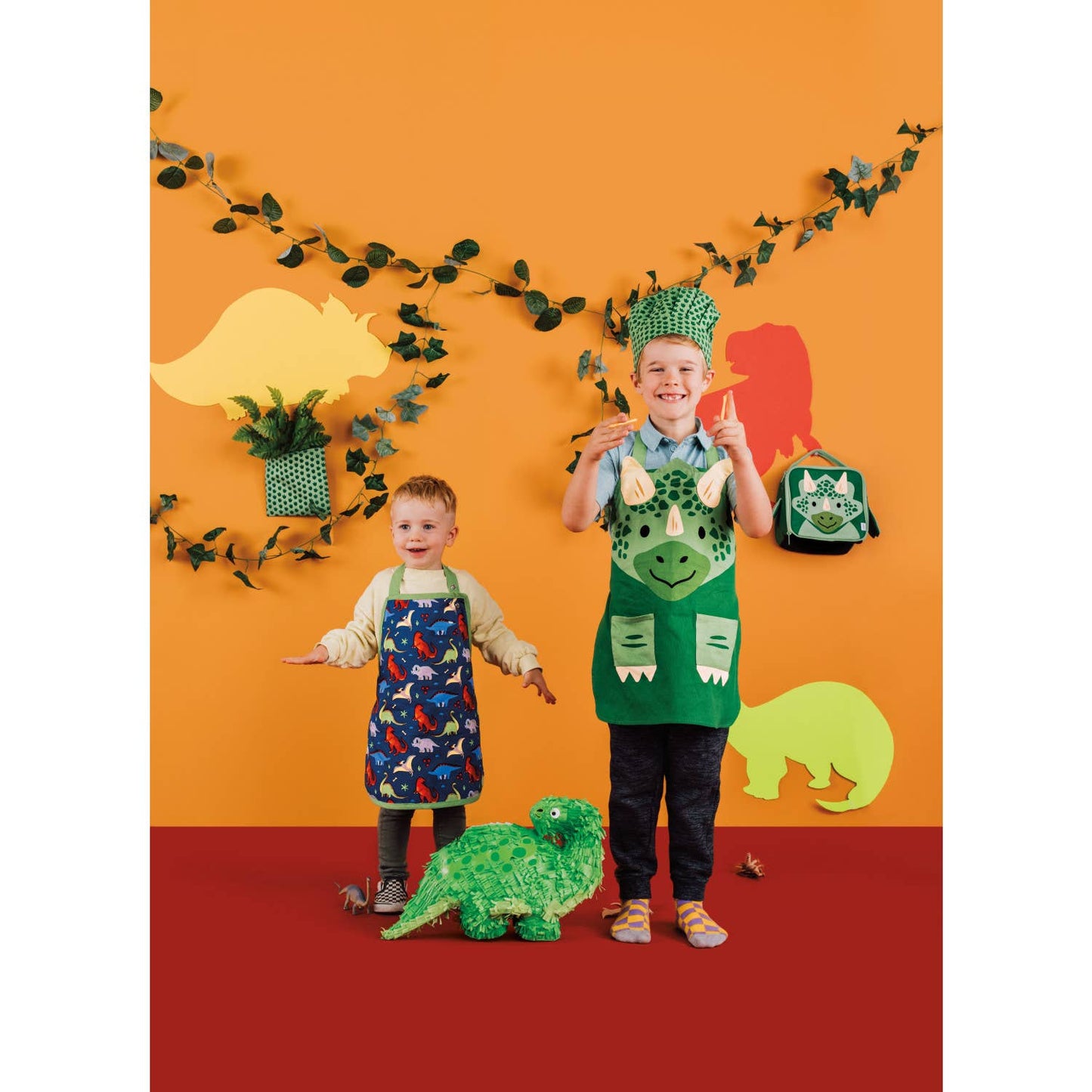 Dino Kid's Apron & Hat Set- Danica Jubilee