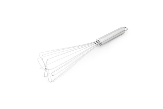 Stainless Steel Flat Sauce Whisk, 10"- Fox Run Brands