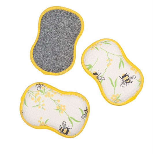 Bumblebee, RE:usable Sponges (Set of 3) - Once Again Home Co.
