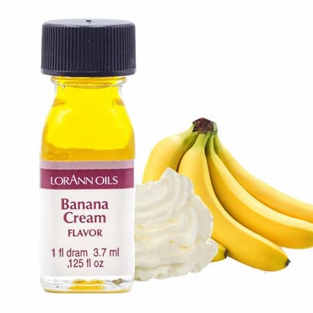 Banana Cream Flavor- LorAnn Oils- 1 dram, 3.7 ml, .125 fl oz
