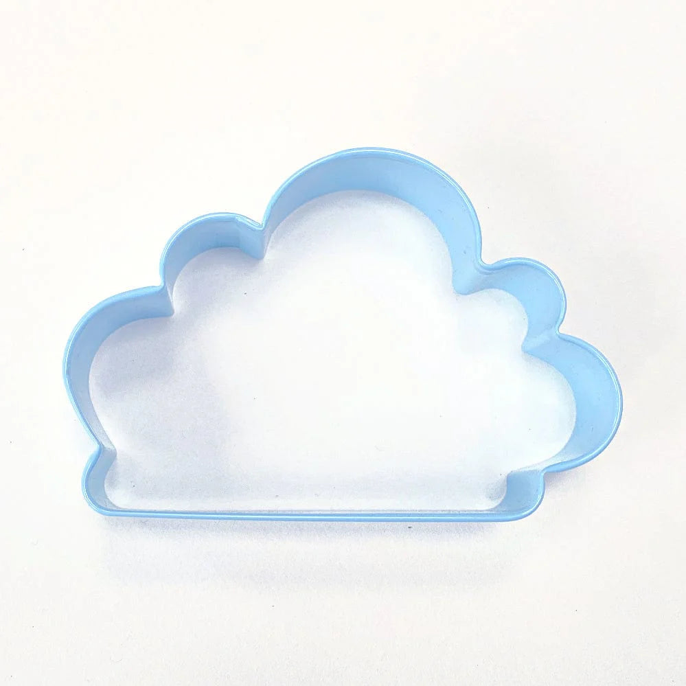 Cloud Cookie Cutter, Light Blue Polyresin, 4"- R&M