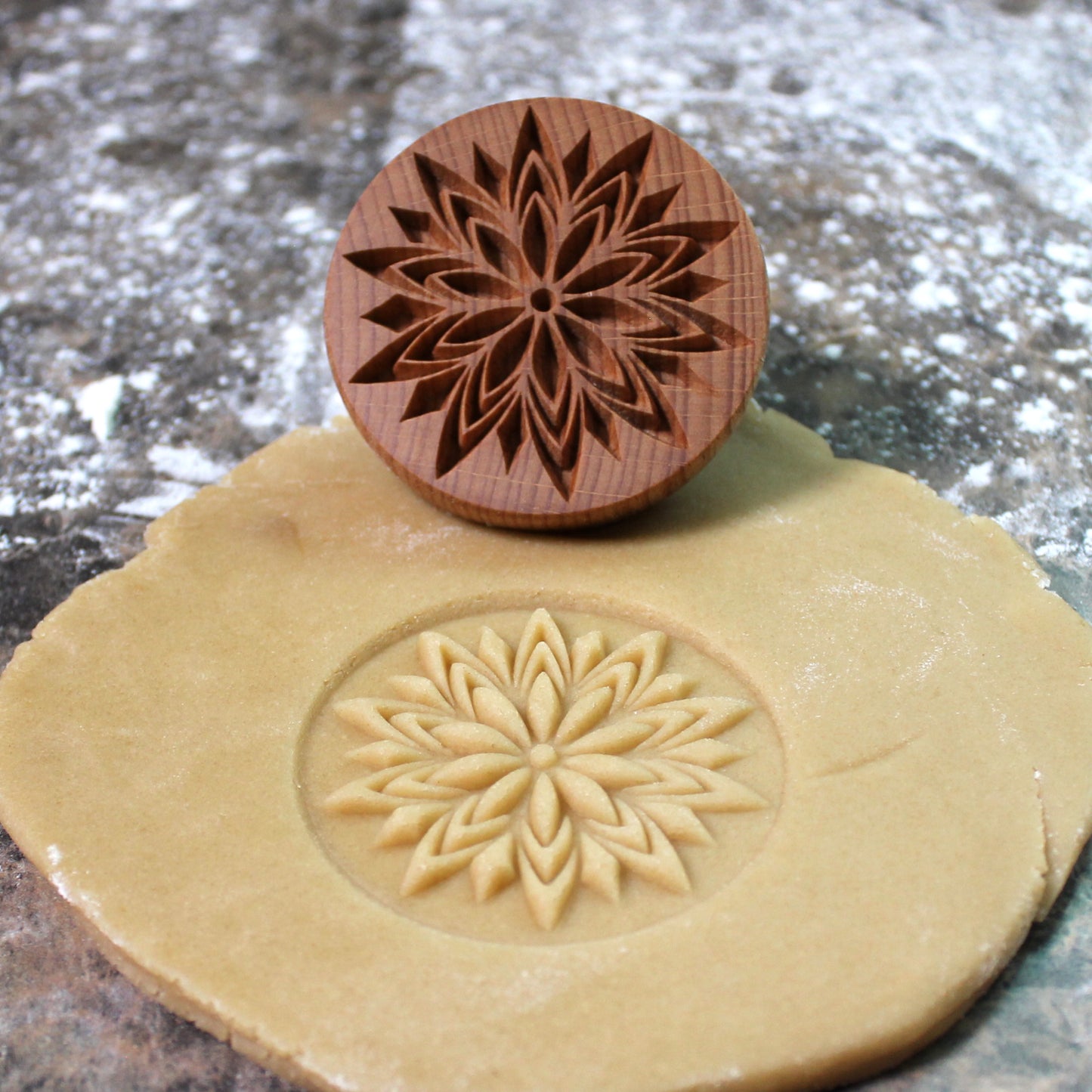 Fancy Lotus Cookie Stamp- Fun Food Tools