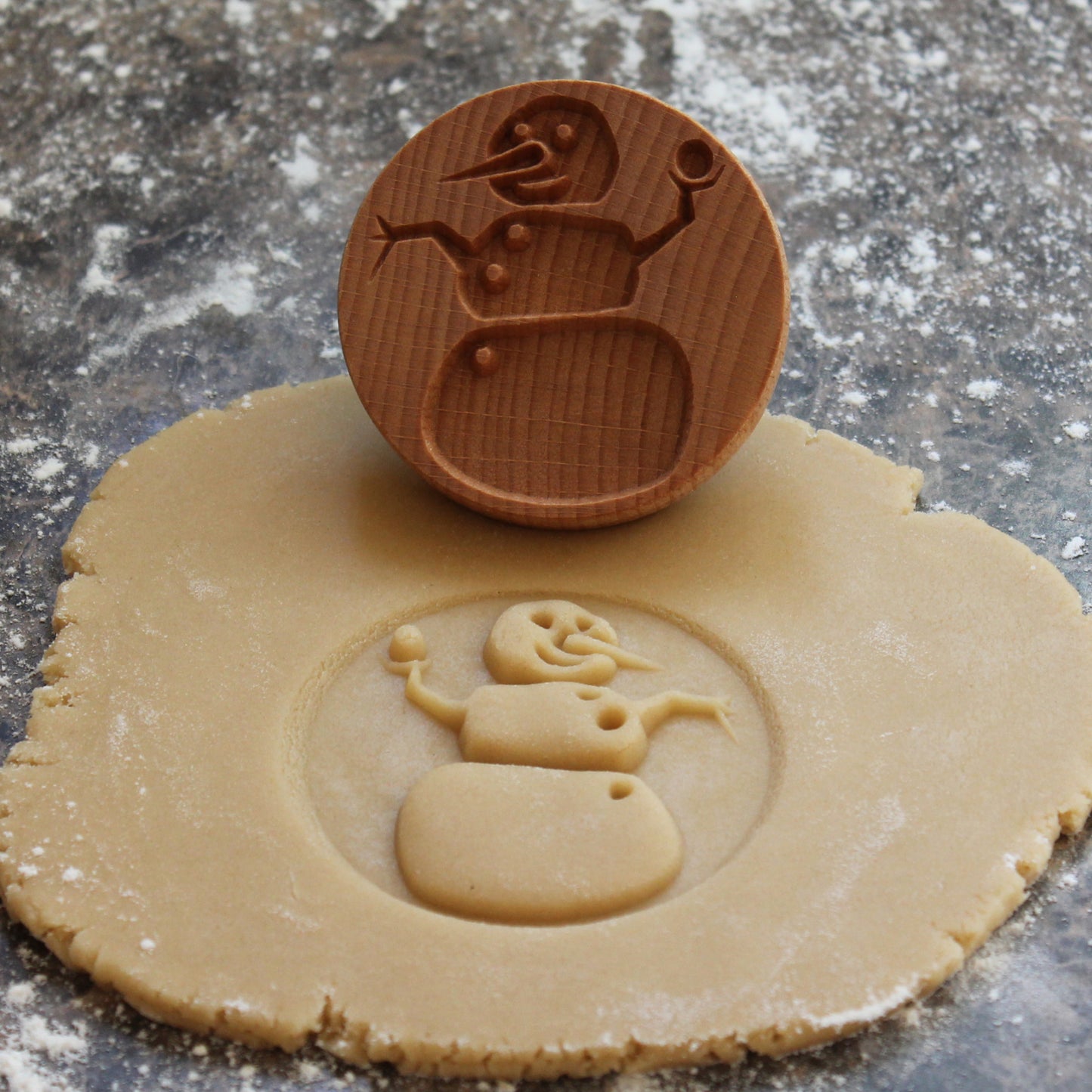Snowman Cookie Stamp - Fun Food Tools