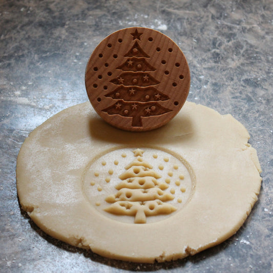 Christmas Tree Cookie Stamp - Fun Food Tools