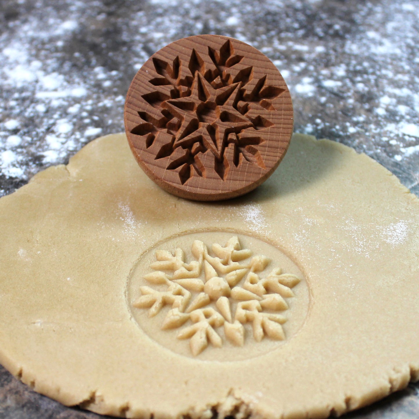 Snowflake Cookie Stamp - Fun Food Tools