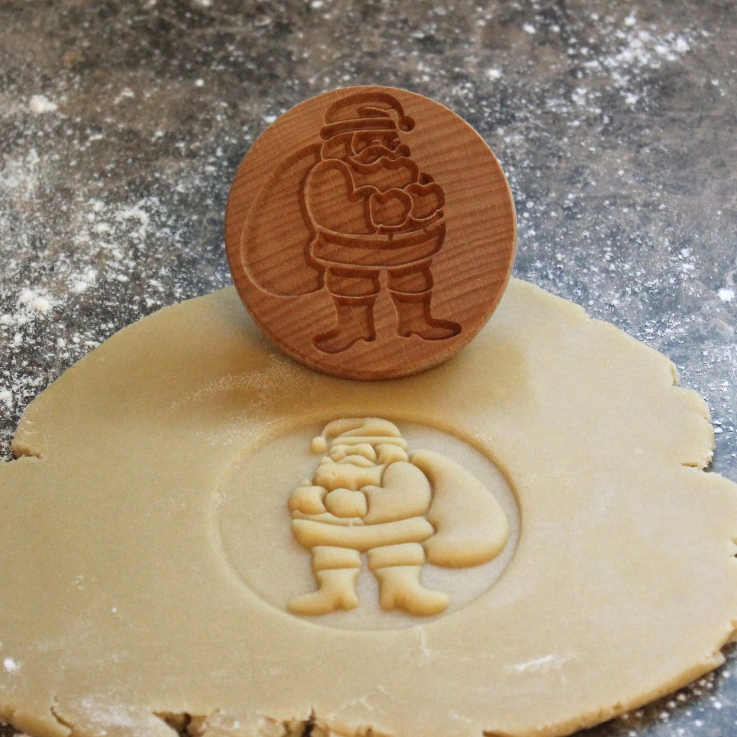 Santa Cookie Stamp - Fun Food Tools