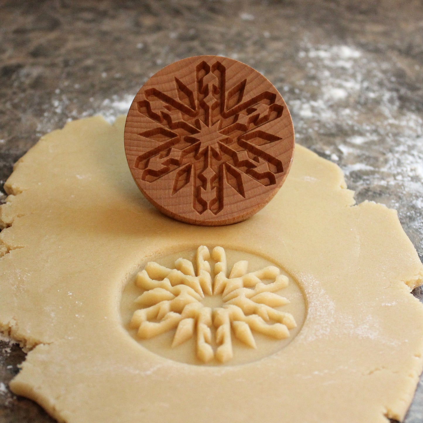 Snowflake Cookie Stamp - Fun Food Tools