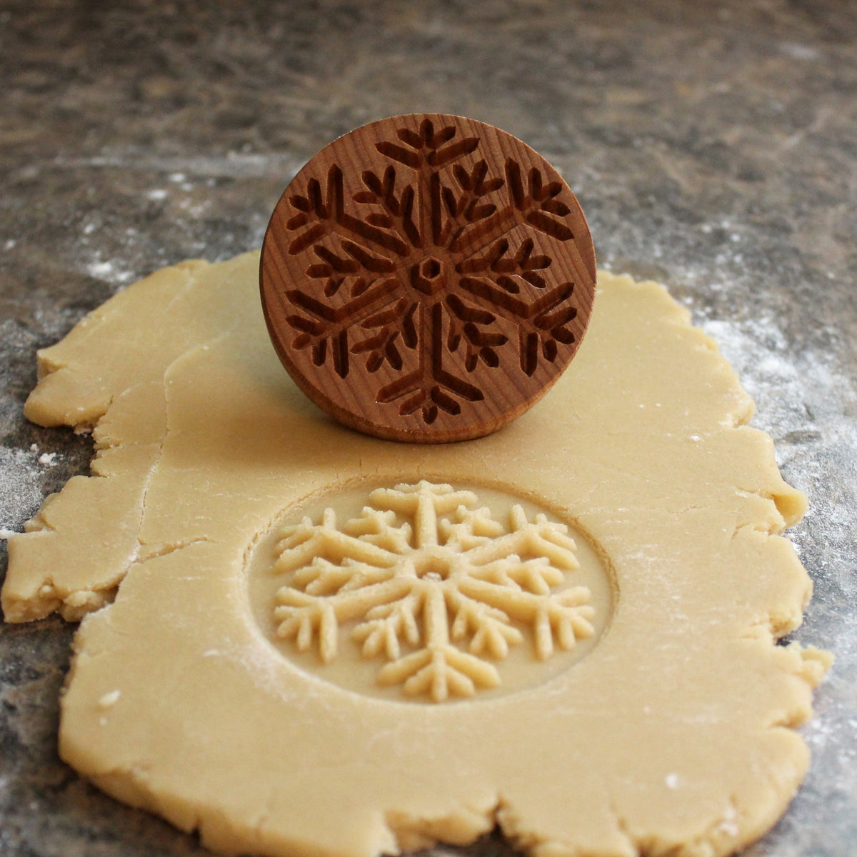 Snowflake Cookie Stamp - Fun Food Tools